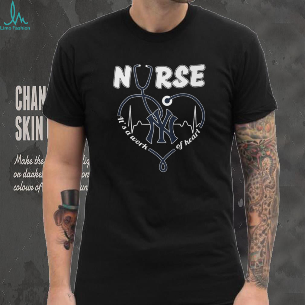 New York Yankees Nurse Heart Stethoscope MLB Baseball Shirt