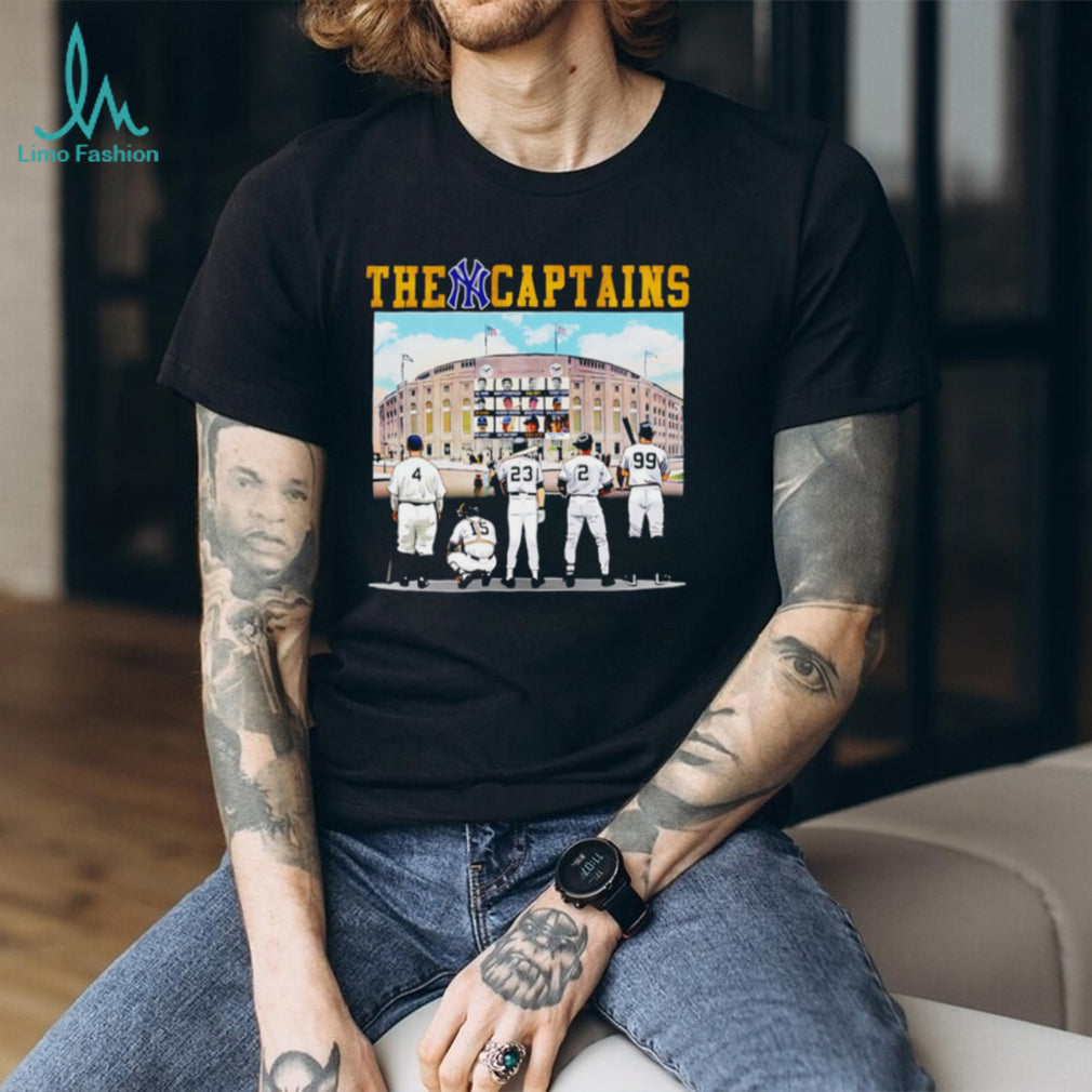 New York Yankees The Captains Legends Yankee Stadium Monument T Shirt