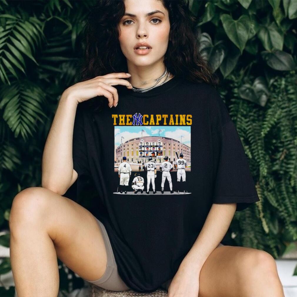 New York Yankees The Captains Legends Yankee Stadium Monument T Shirt