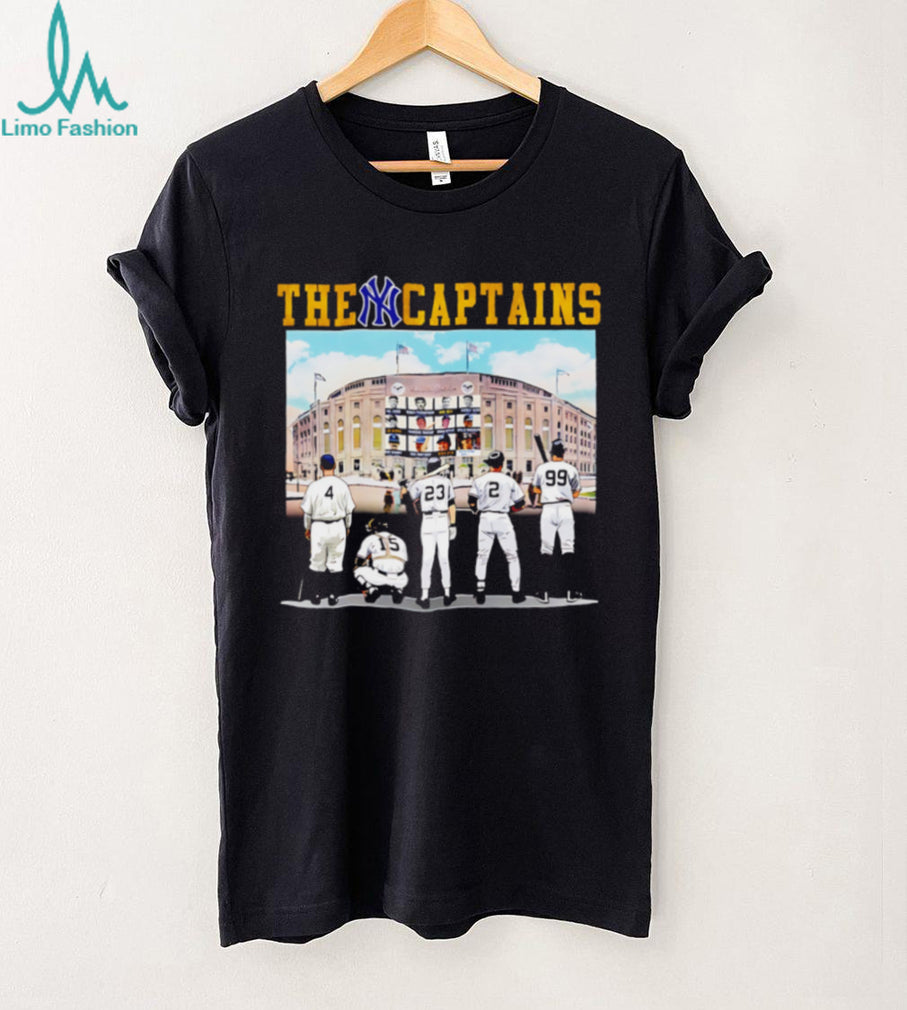 New York Yankees The Captains Legends Yankee Stadium Monument T Shirt