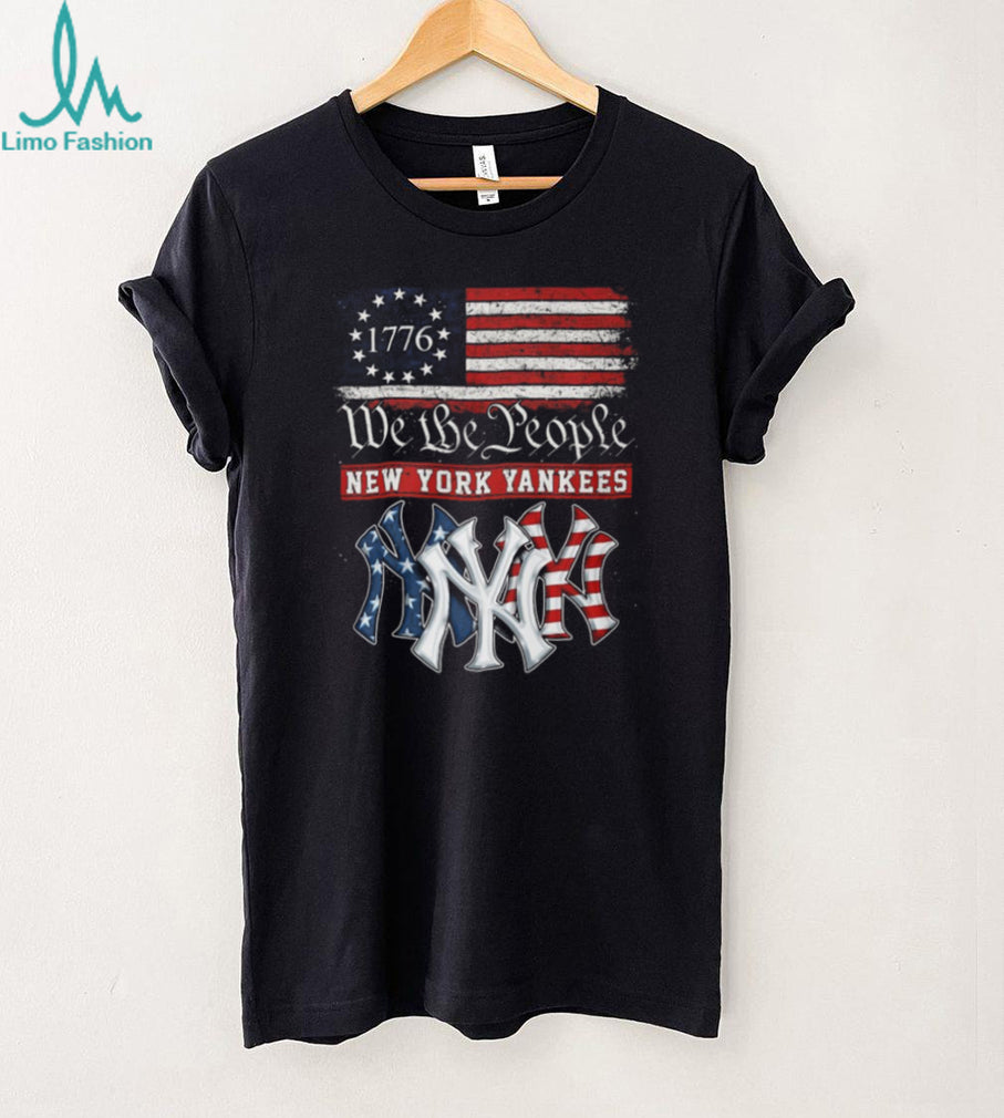 New York Yankees We The People 1776 Patriotic American Flag T Shirt