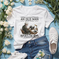 News Reporter Journalist Old Man Writing Career Retirement Shirt