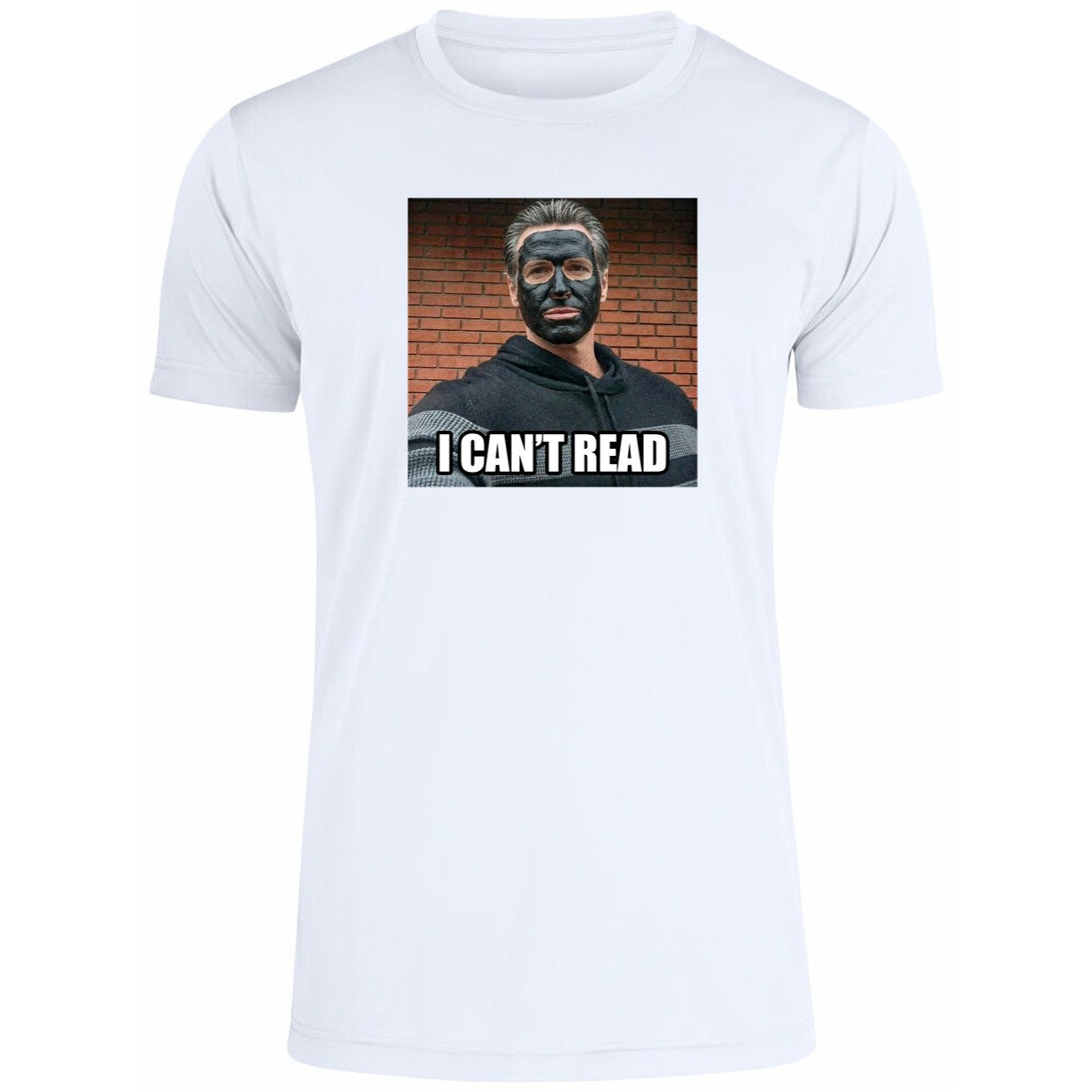 Newsom 2028 I Cant Read Shirt