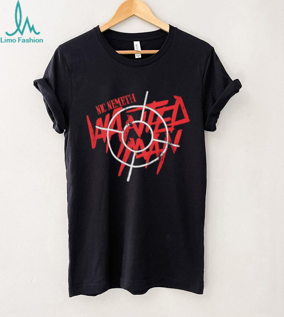 Nic Nemeth Wanted Man Target Graphic T Shirt