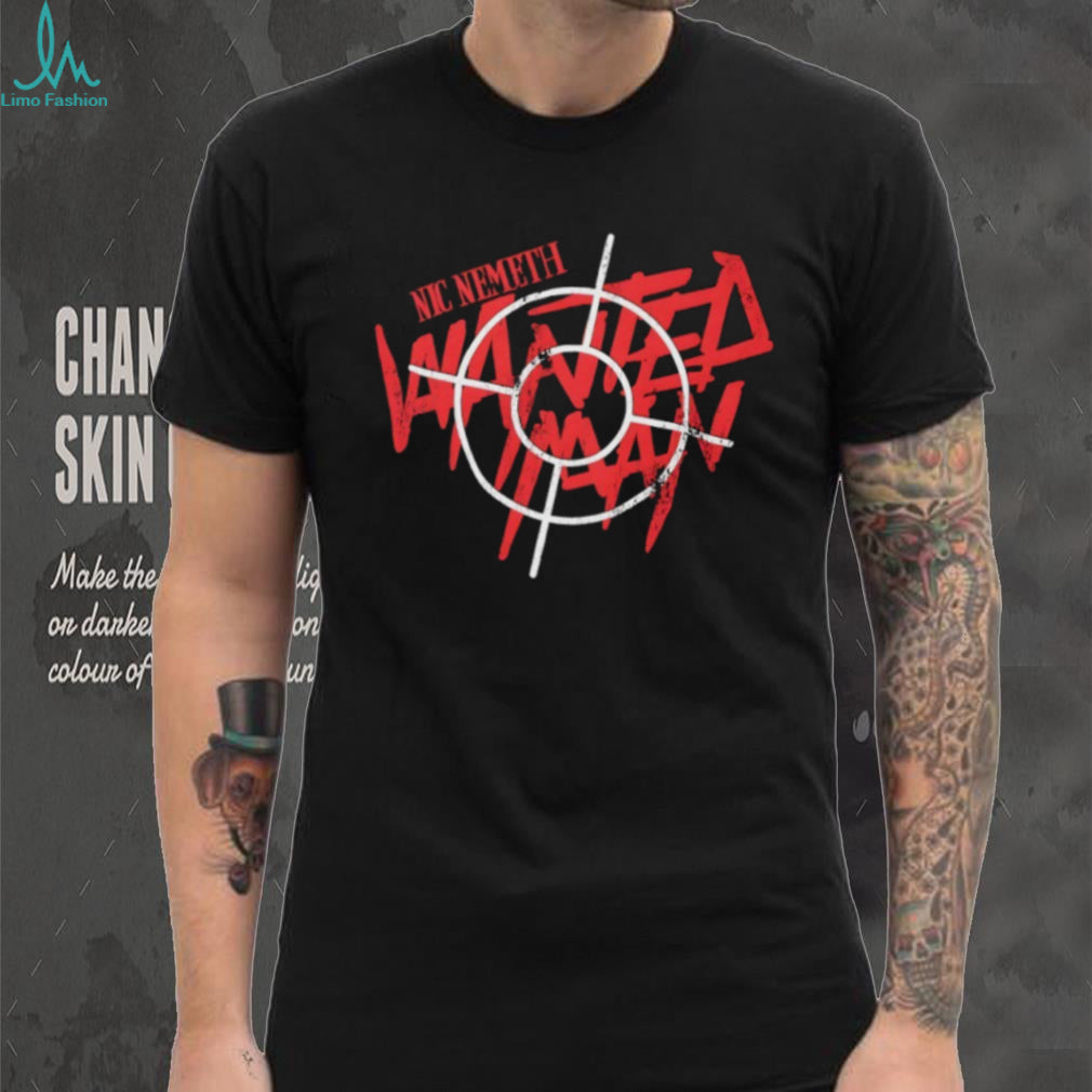 Nic Nemeth Wanted Man Target Graphic T Shirt
