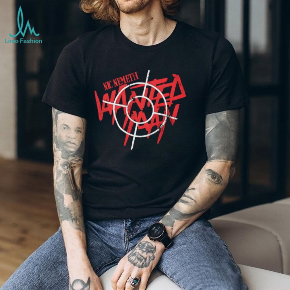 Nic Nemeth Wanted Man Target Graphic T Shirt