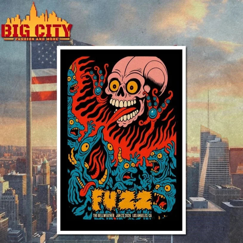 Nice Fuzz Tour Los Angeles CA On Jan 23 2026 Poster shirt