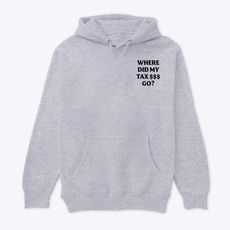 Nick Shirley Where Did My Tax Go Anti Fraud Taxpayer Club Hoodie