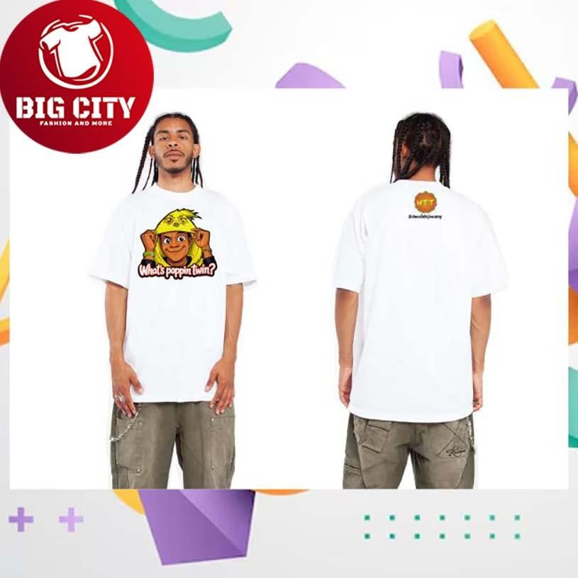 Nicktoontime What’s Poppin Twin Two Sided Shirt