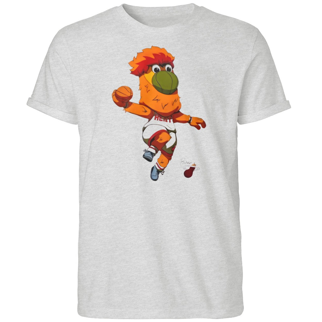 Nicky Smokes Wear Burnie Miami Heat Shirt