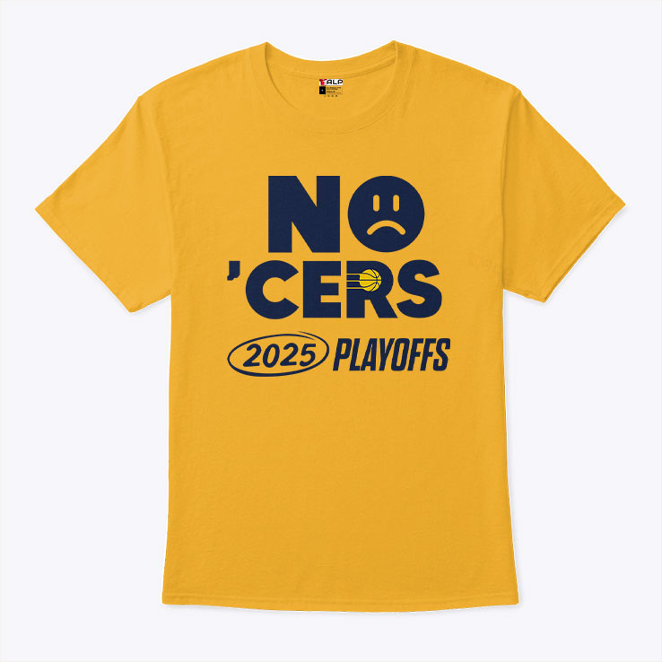 No ‘Cers Sad Face Indiana Pacers 2025 Playoffs NBA Finals T Shirt