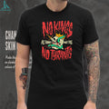 No Kings No Tyrants All Thrones Must Fall Skull and Snake Black T Shirt