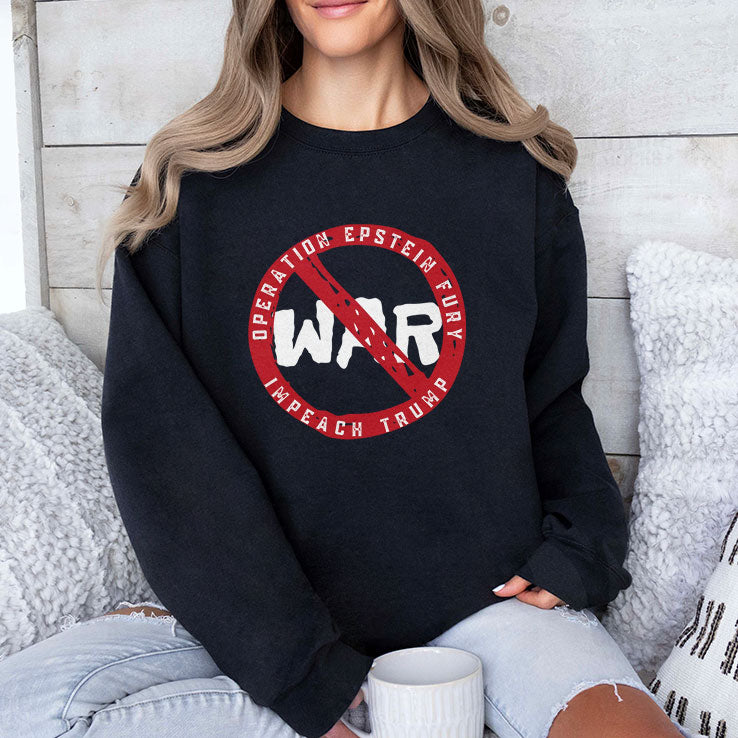 No War Operation Epstein Furry Impeach Trump T Shirt