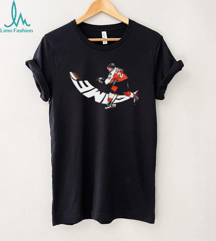 Noah Cates Philadelphia Flyers Hockey Action Graphic T Shirt
