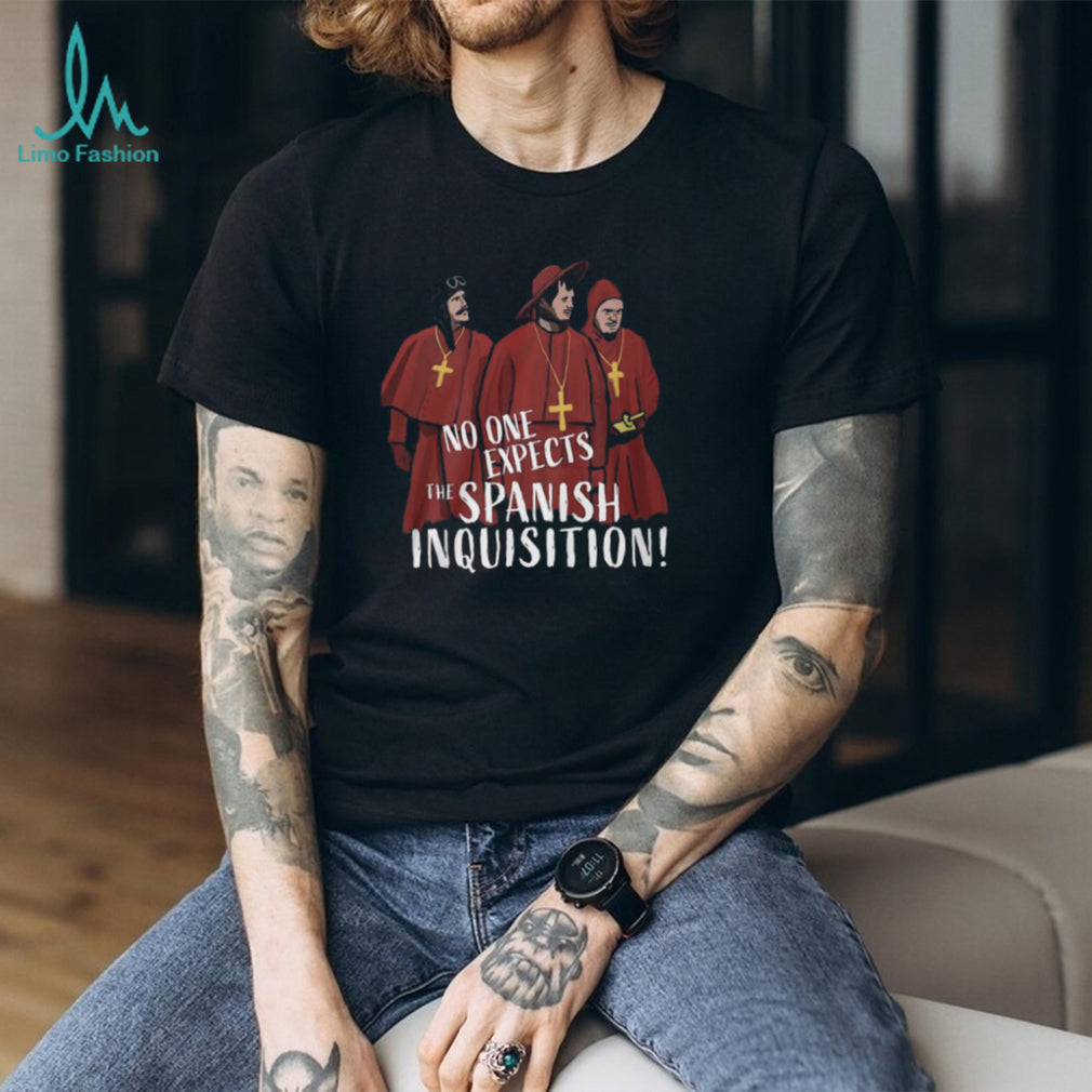 Nobody Expects The Spanish Inquisition T Shirt Classic Monty Python Art