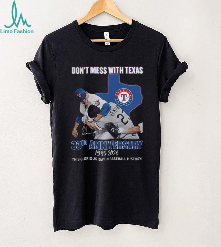 Nolan Ryan vs Robin Ventura 33rd Anniversary Baseball History T Shirt