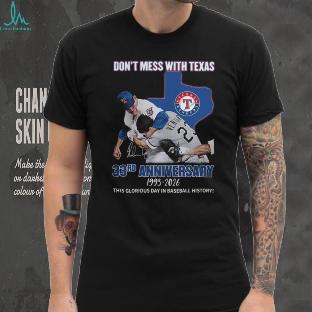 Nolan Ryan vs Robin Ventura 33rd Anniversary Baseball History T Shirt