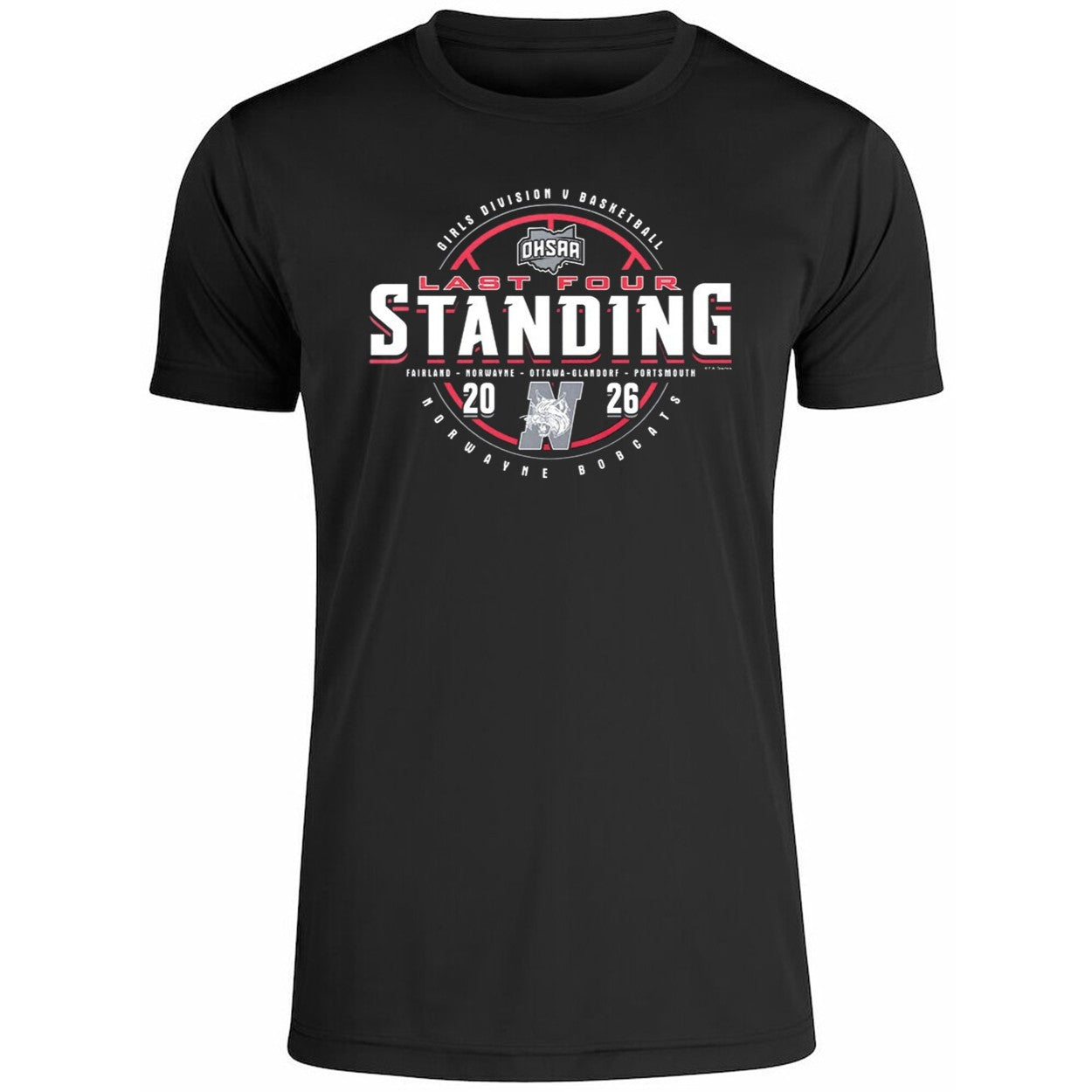 Norwayne Bobcats Ohsaa Last Four Standing 2026 Shirt
