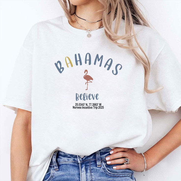 Norwex Bahamas Believe 2025 T Shirt