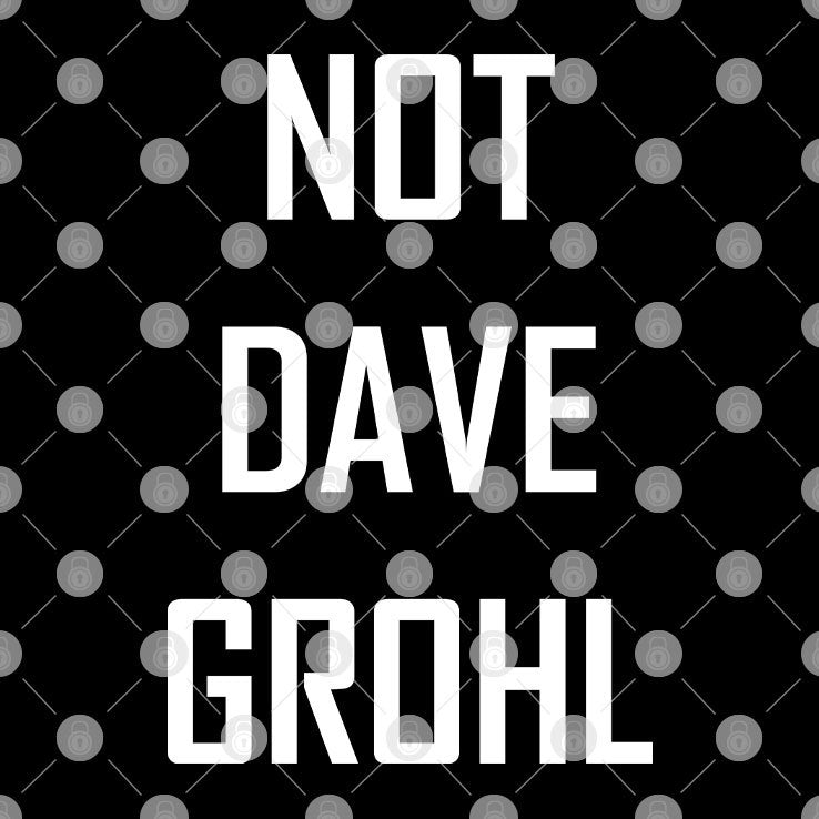 Not Dave Grohl T Shirt