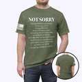 Not Sorry For Having Morals And Values For Believing In God Shirt