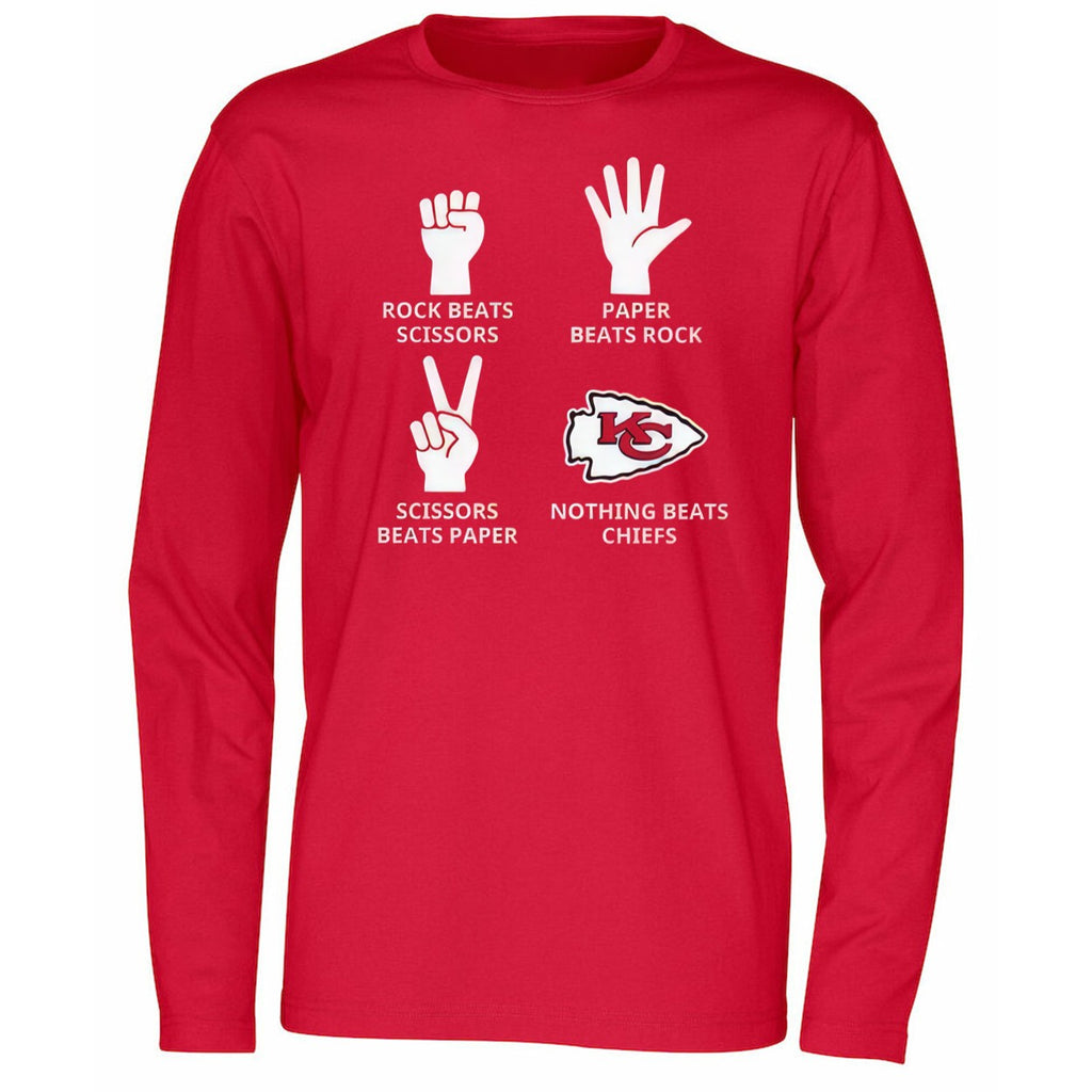 Nothing Beats Chiefs KC Rock Beats Scissors Shirt