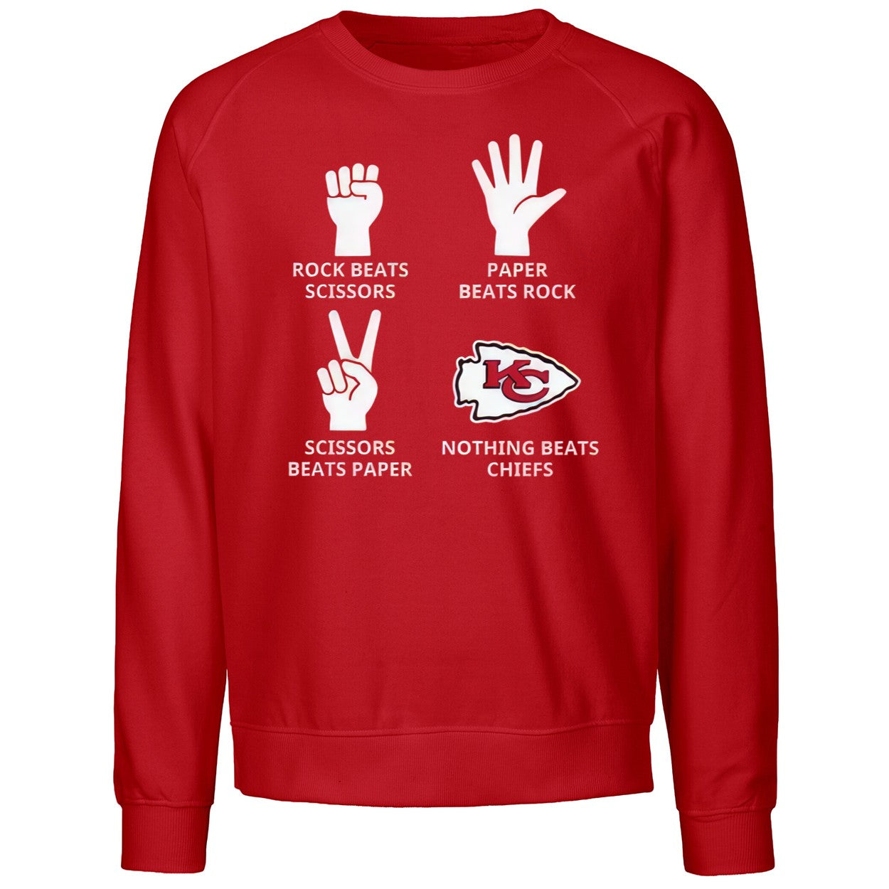 Nothing Beats Chiefs KC Rock Beats Scissors Shirt