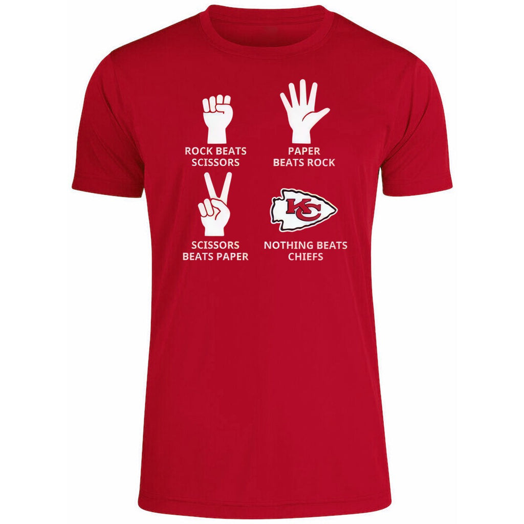Nothing Beats Chiefs KC Rock Beats Scissors Shirt