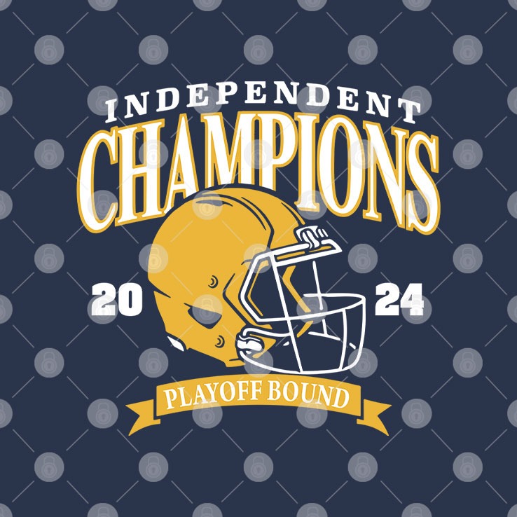 Notre Dame Fighting Irish Independent Champions Playoff Bound 2024 Shirt