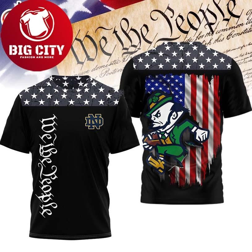 Notre Dame Fighting Irish NCAA We The People Two Sided Shirt
