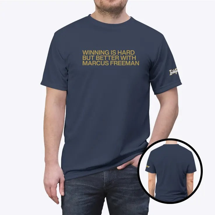 Notre Dame Winning Is Hard But Better With Marcus Freeman Shirt