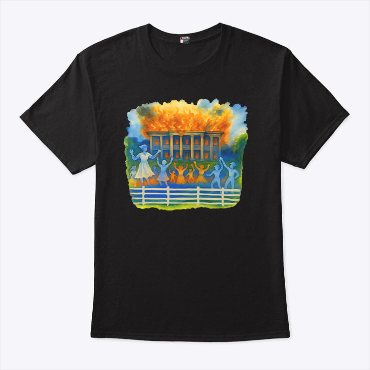 Nottoway Plantation Fire Juneteenth 1865 Shirt