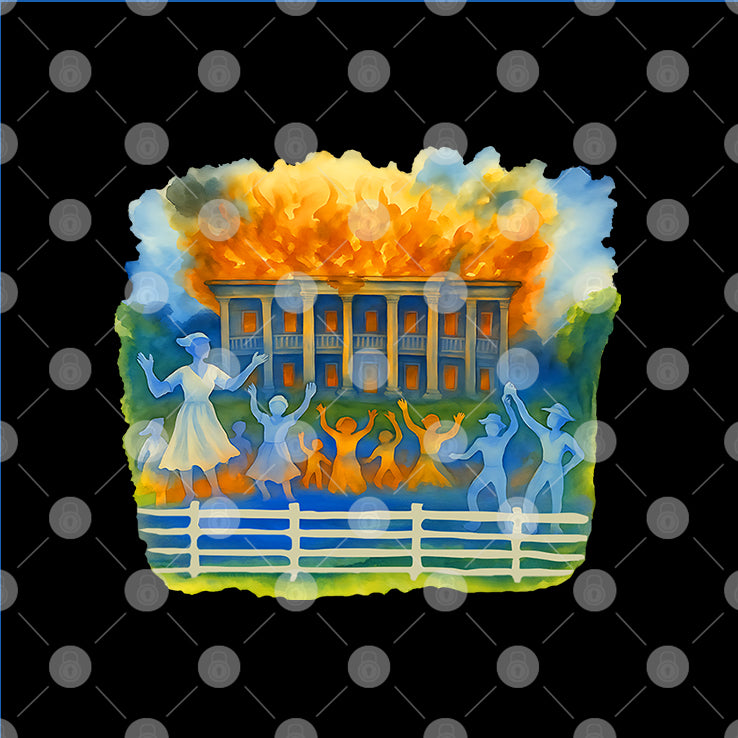 Nottoway Plantation Fire Juneteenth 1865 Shirt
