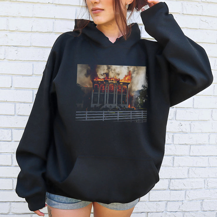 Nottoway Plantation Fire T Shirt