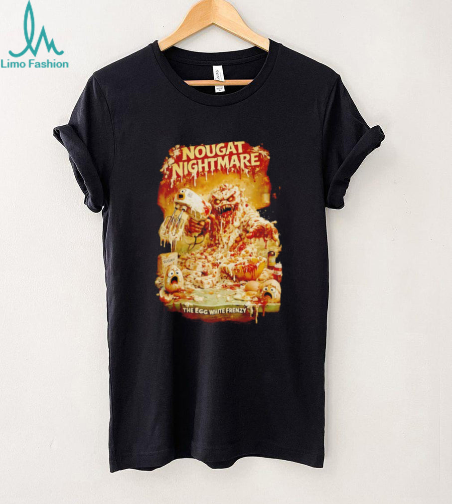 Nougat Nightmare The Egg White Frenzy Horror Kitchen Graphic T Shirt