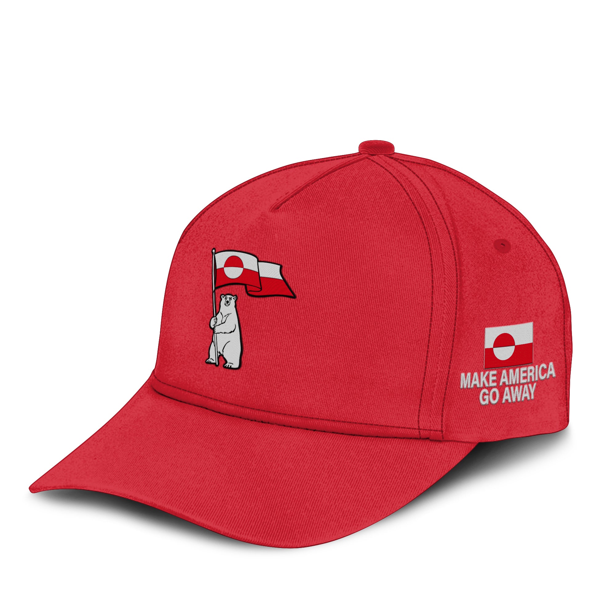 Nu Det NUUK Make America Go Away Greenland Hat