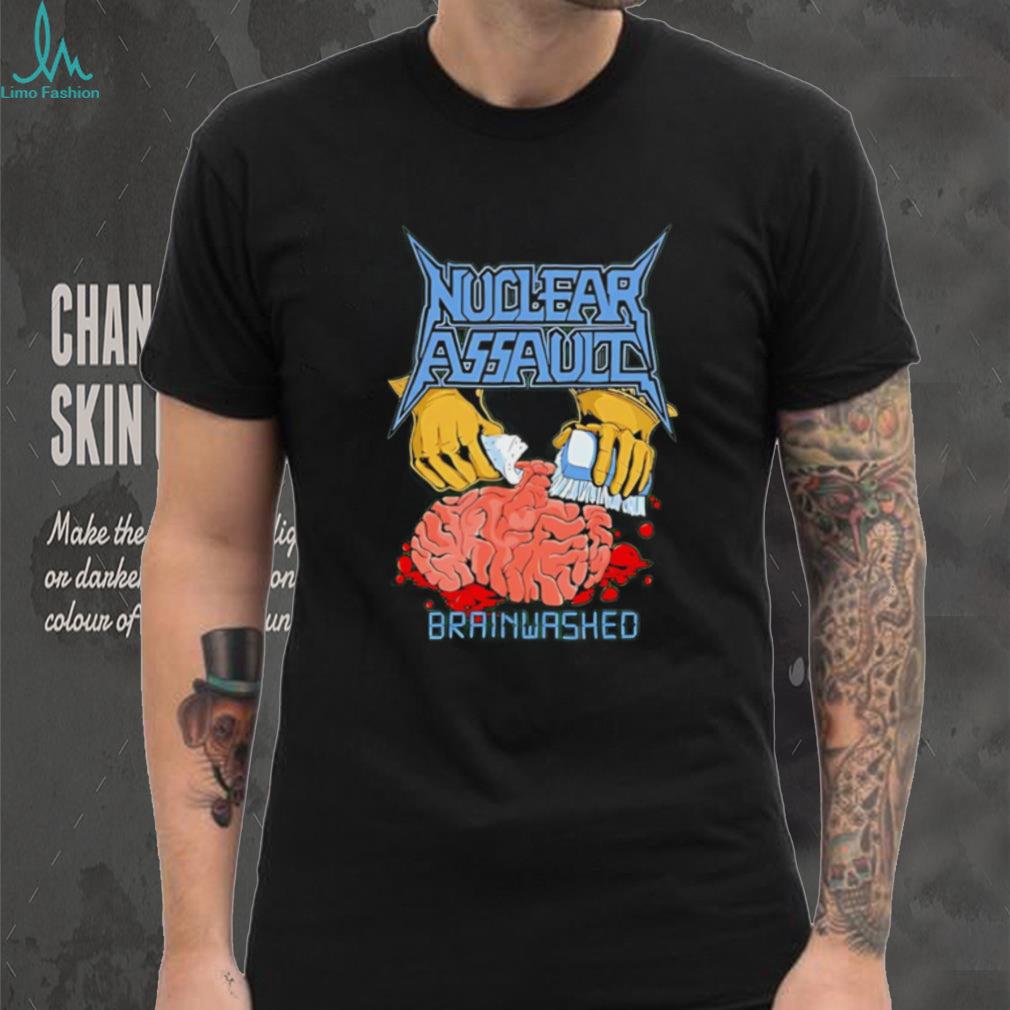 Nuclear assault brainwashed illustration shirt