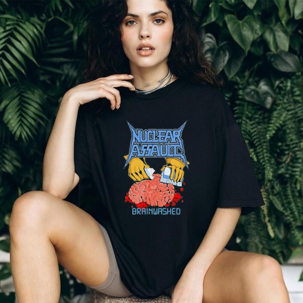 Nuclear assault brainwashed illustration shirt