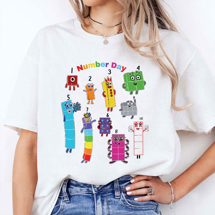 Numberblocks Number Day T Shirt
