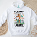 Nursing In My Veins Jesus In My Heart Faith Medical Shirt