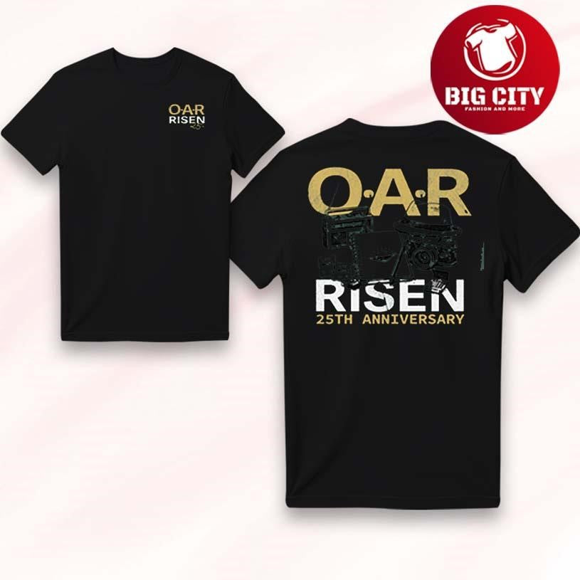 O A R Risen Vinyl Bundle 25th Anniversary Two Sided Shirt