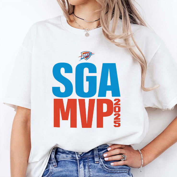 OKC Thunder SGA MVP 2025 Shai Gilgeous-Alexander T Shirt