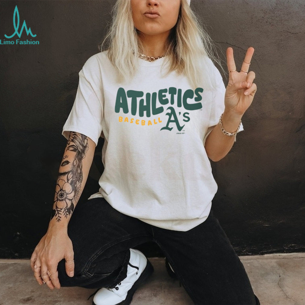 Oakland Athletics Baseball A’s Logo Oatmeal Heather T shirt