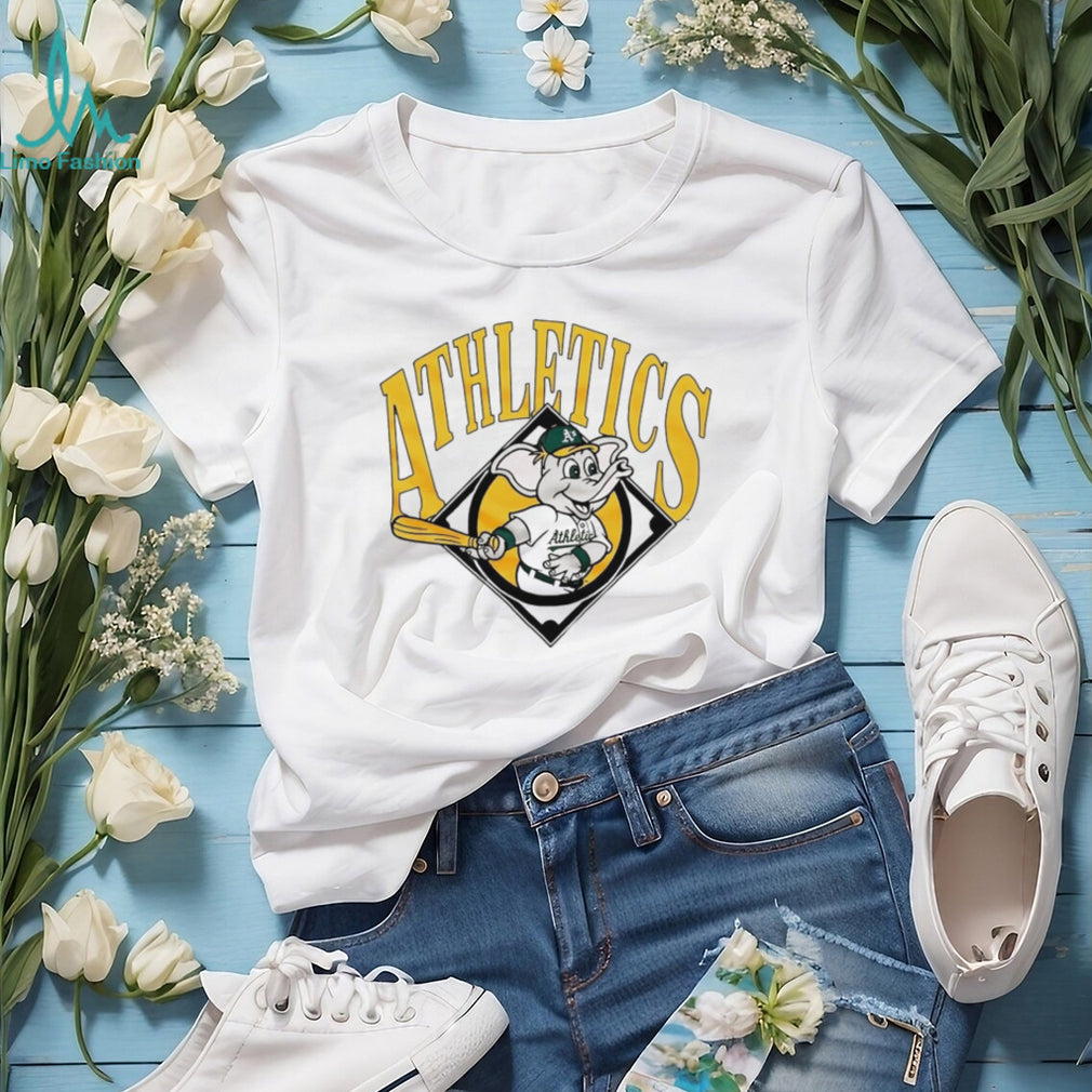 Oakland Athletics Stomper Mascot Retro Baseball T Shirt