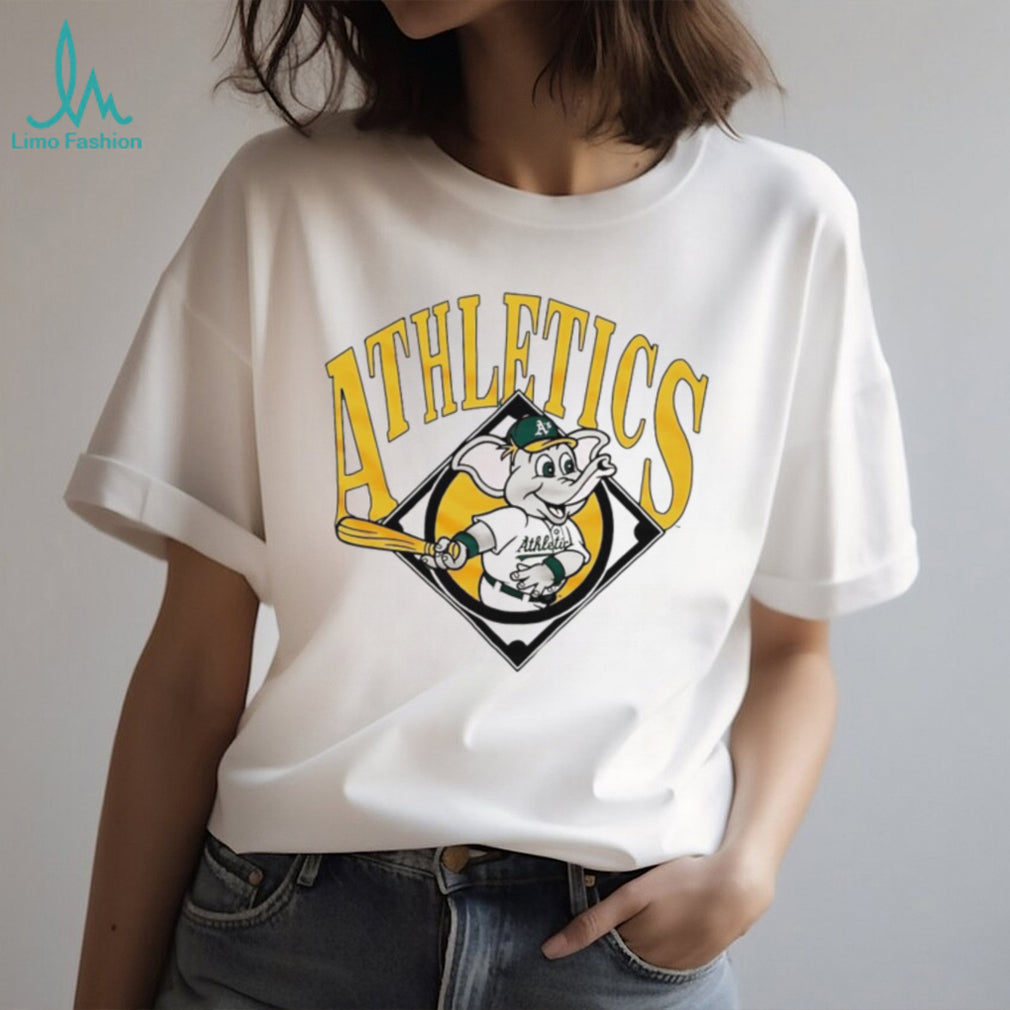 Oakland Athletics Stomper Mascot Retro Baseball T Shirt