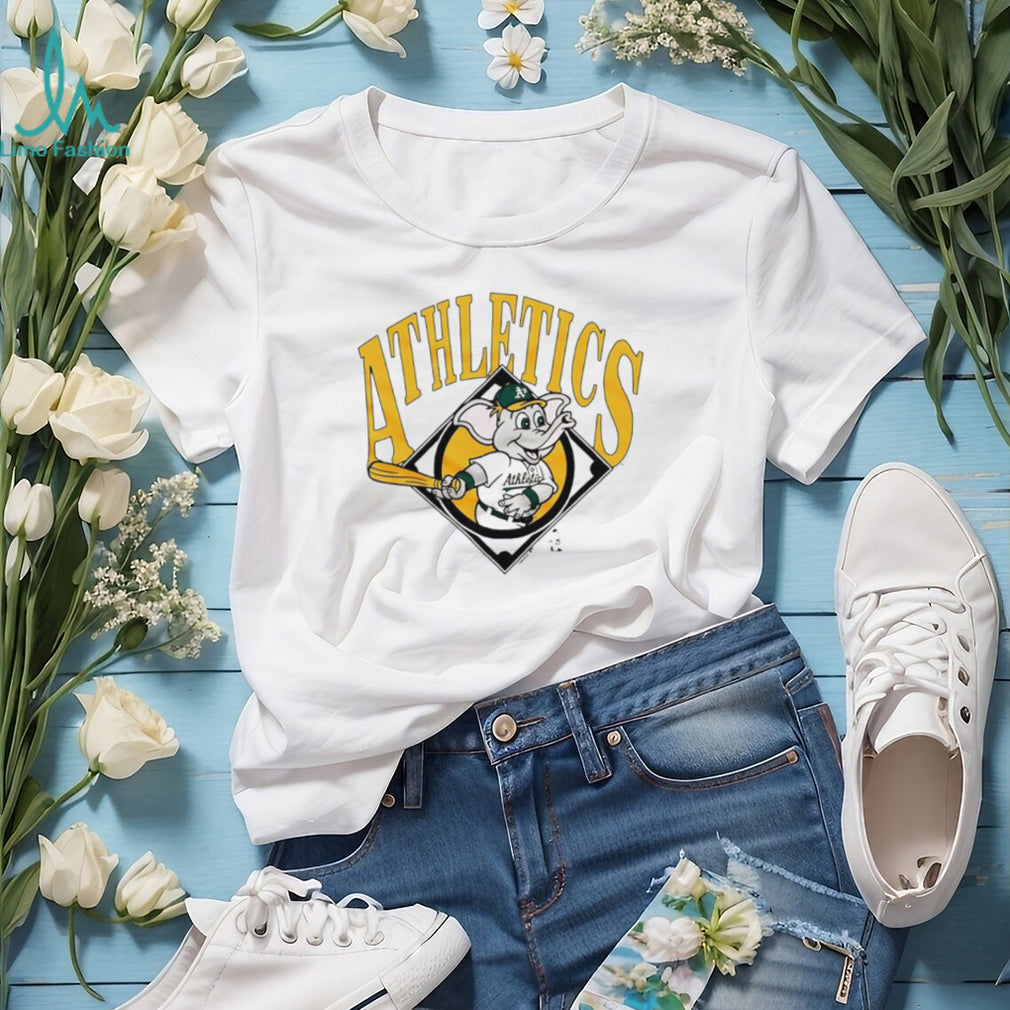 Oakland Athletics Stomper the Elephant Retro Baseball T Shirt