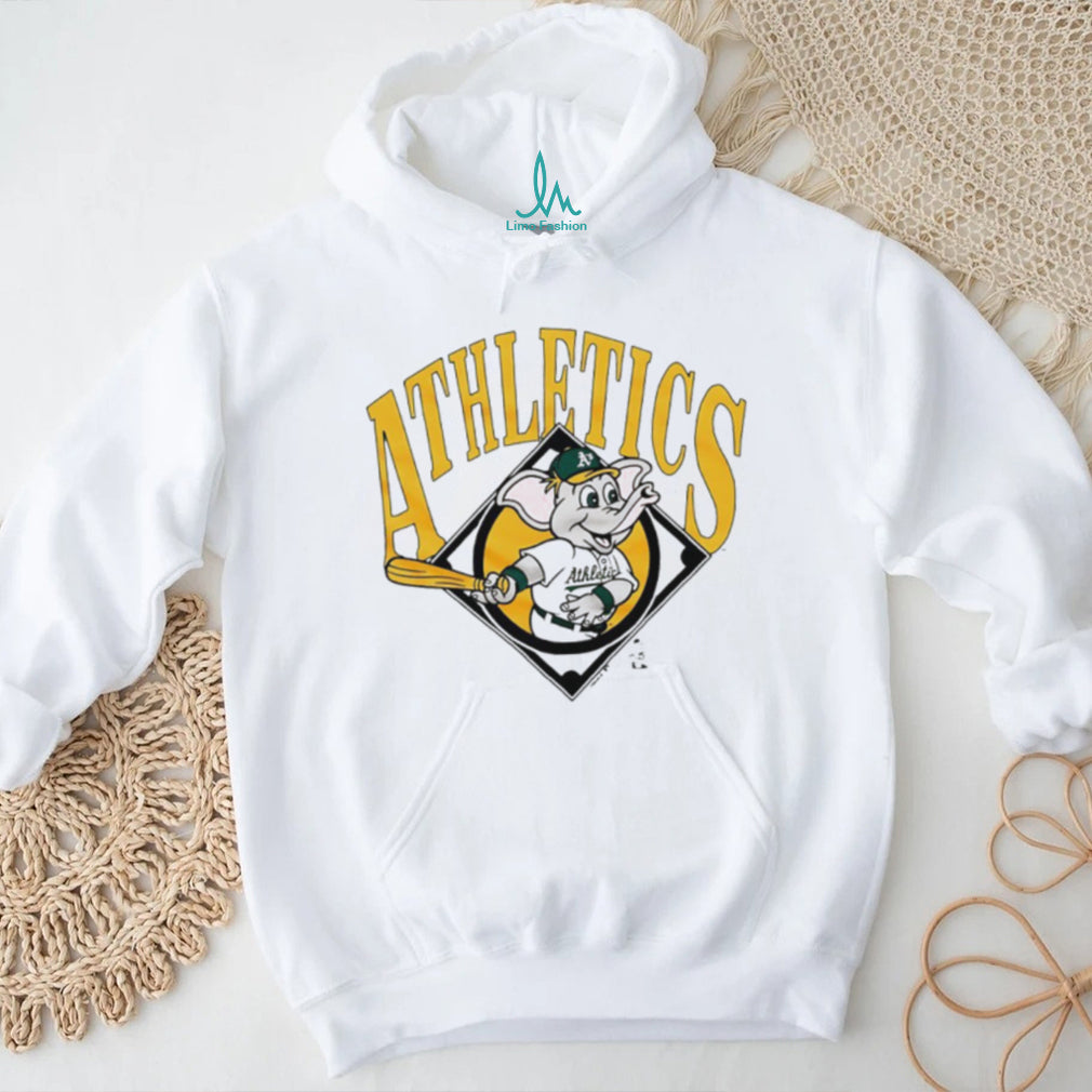 Oakland Athletics Stomper the Elephant Retro Baseball T Shirt