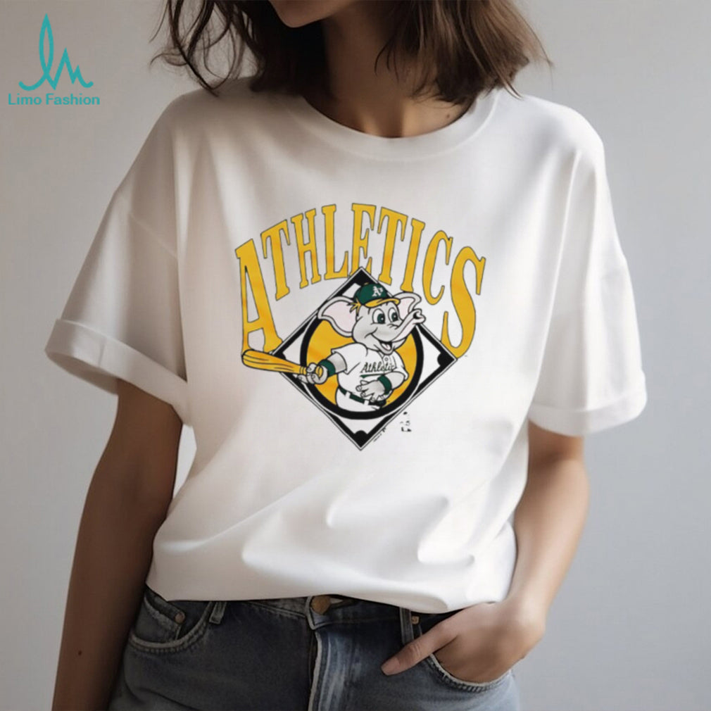 Oakland Athletics Stomper the Elephant Retro Baseball T Shirt