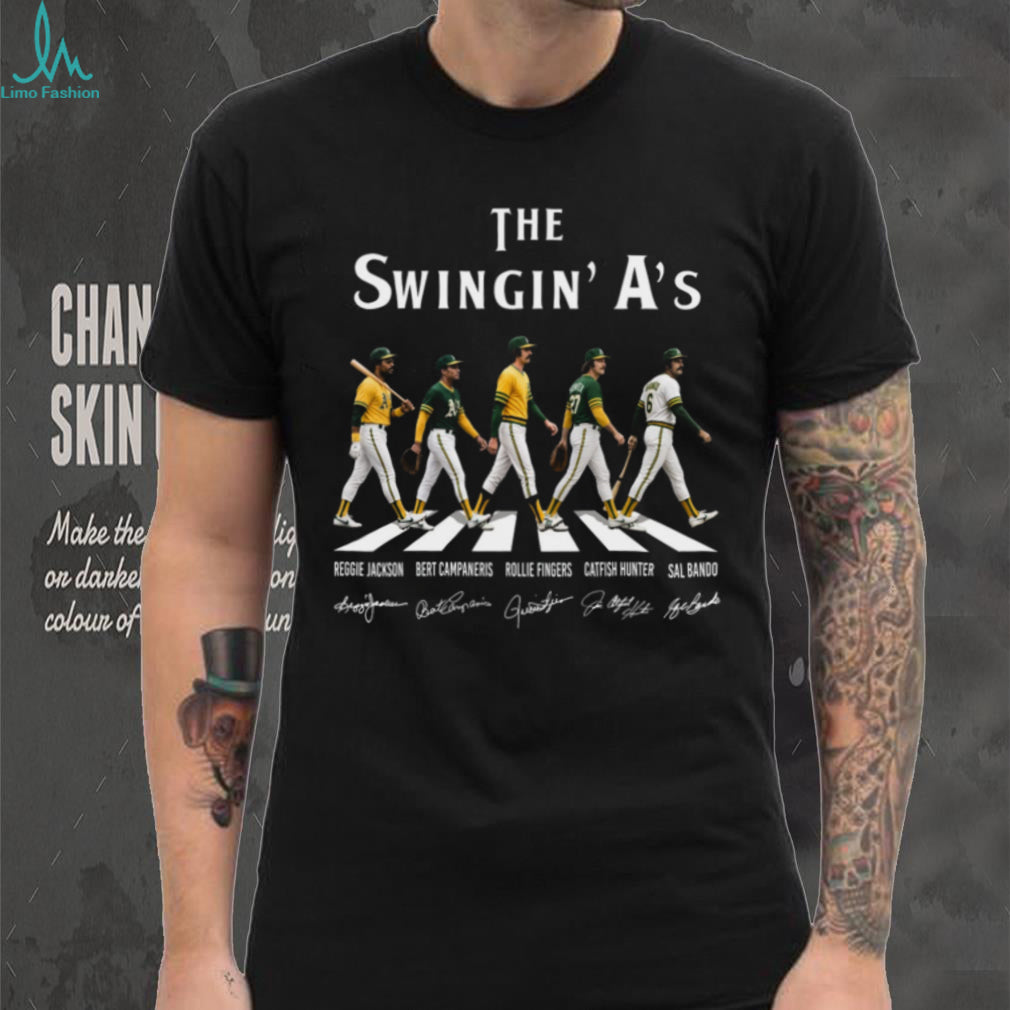 Oakland Athletics Swingin A’s MLB Baseball Dynasty Retro Style Men Women Fans Shirt