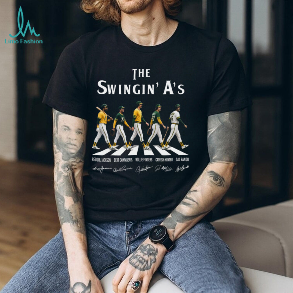 Oakland Athletics Swingin A’s MLB Baseball Dynasty Retro Style Men Women Fans Shirt